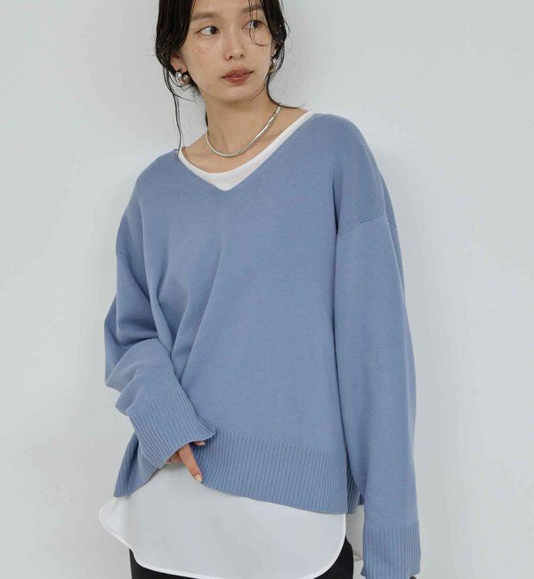  「ラウンドブラウスTee」|シャツ・ブラウス|