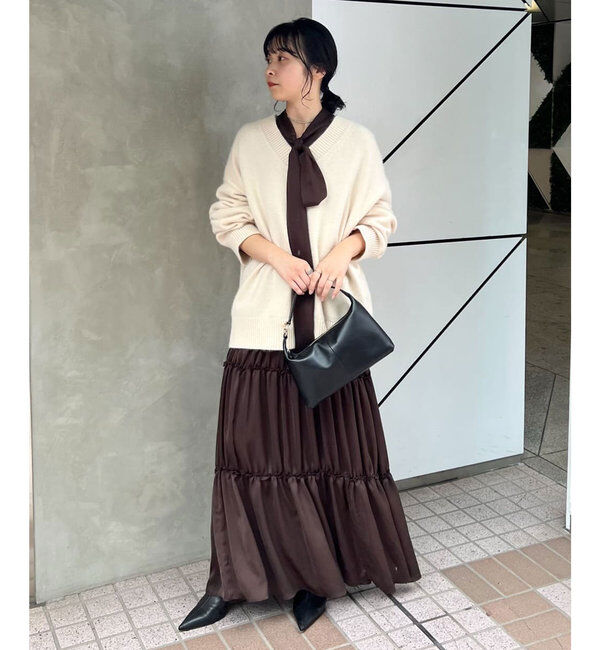  「【MANAKA企画】バックスリットVニット」|ニット・セーター|