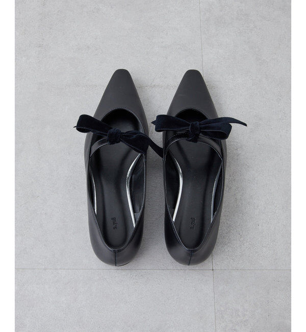  「【2.718】リボンフラットシューズ」|サンダル|