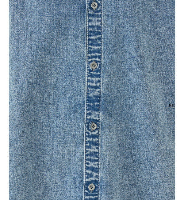  「【PEAS】ライトオンスデニムシャツ」|シャツ・ブラウス|