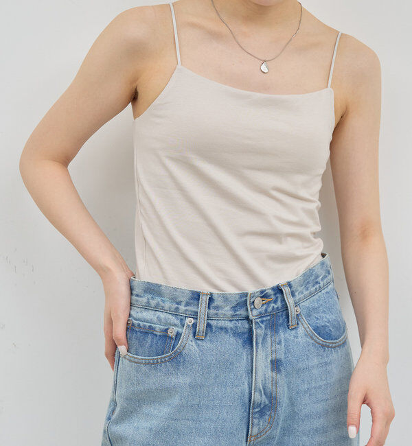  「【La nature linge】ベア天竺キャミソール」|インナー|