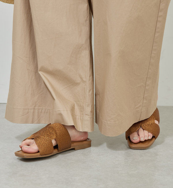  「【2.718】ウーブンサンダル」|サンダル|