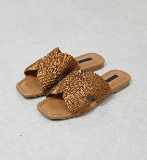  「【2.718】ウーブンサンダル」|サンダル|