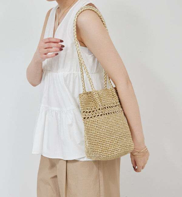  「【2.718】コードメッシュバッグ」|トートバッグ|