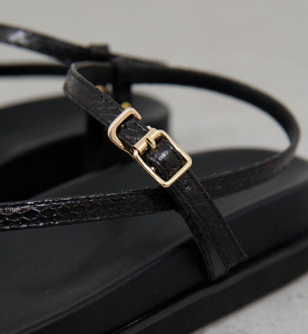  「【2.718】パイソンコードサンダル」|サンダル|