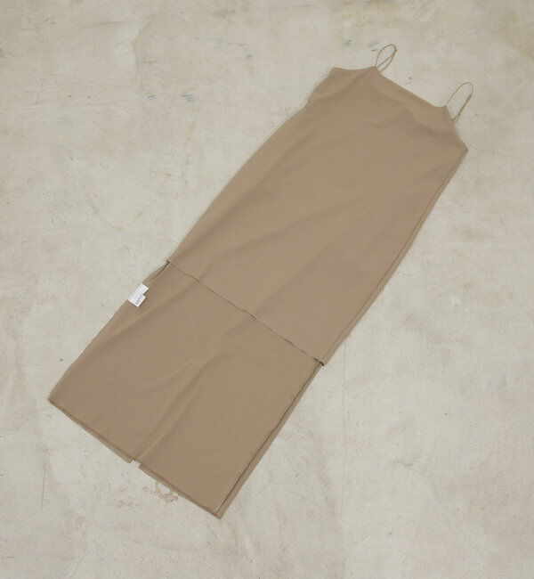  「【3サイズ展開】ストレッチマキシキャミワンピース」|ワンピース|