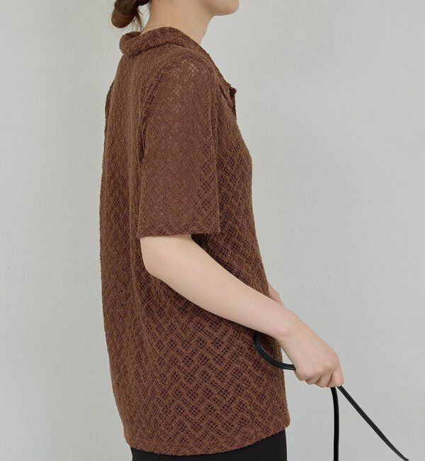  「【セットアップ対応】レースポロカーデ」|Tシャツ・カットソー|