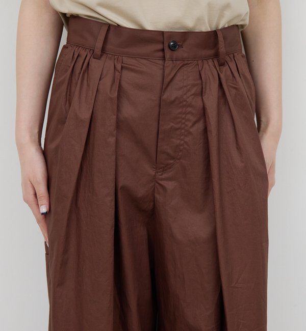  「【HERITANOVUM】ワイドタックペインターパンツ」|チノ|