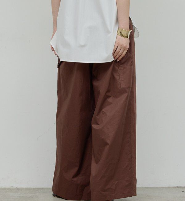  「【HERITANOVUM】ワイドタックペインターパンツ」|チノ|