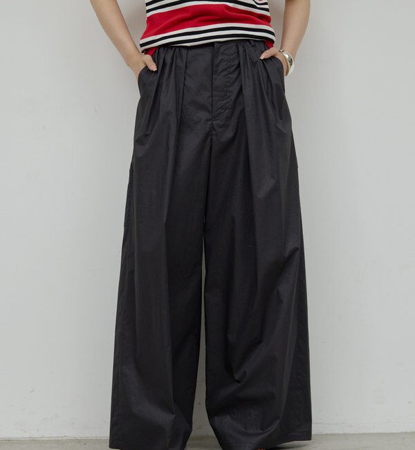  「【HERITANOVUM】ワイドタックペインターパンツ」|チノ|