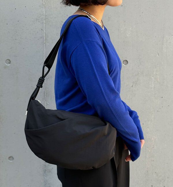  「【WEB限定】【撥水加工】ナイロンクロスボディ」|トートバッグ|ブラック