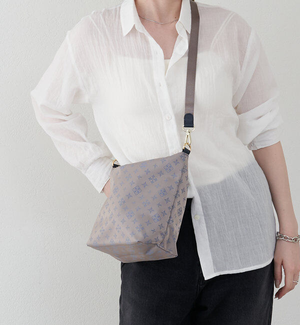  「ナイロンジャガードシンプルショルダーバッグ」|ショルダー・メッセンジャー|