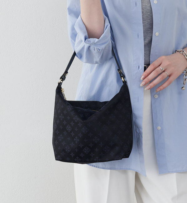  「ナイロンジャガードシンプルショルダーバッグ」|ショルダー・メッセンジャー|