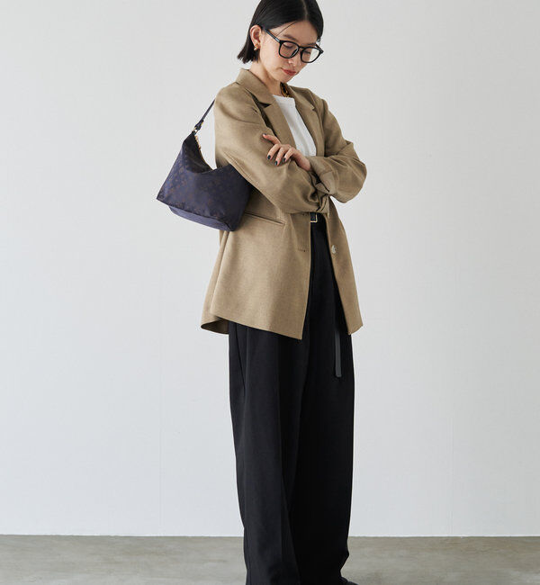  「ナイロンジャガードシンプルショルダーバッグ」|ショルダー・メッセンジャー|