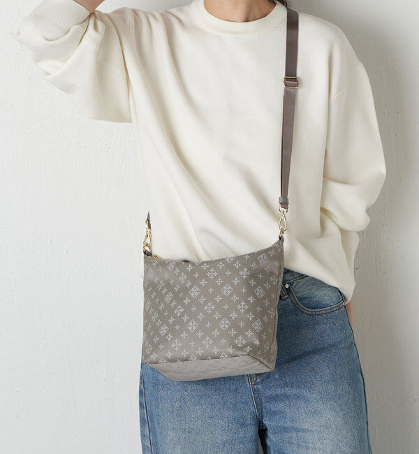  「ナイロンジャガードシンプルショルダーバッグ」|ショルダー・メッセンジャー|