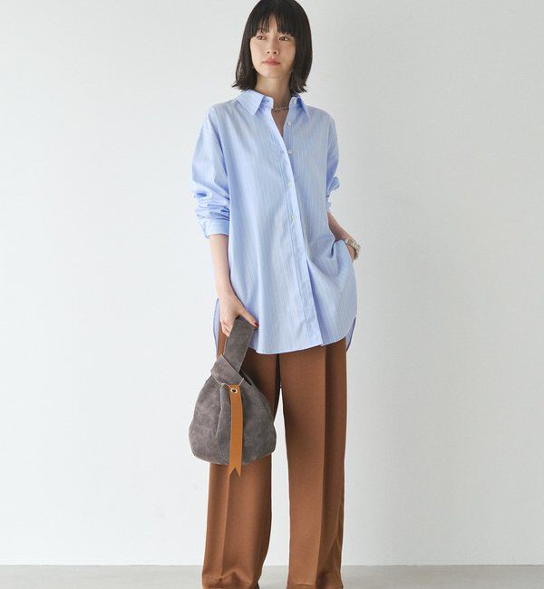  「スエード巾着ハンドバッグ」|トートバッグ|