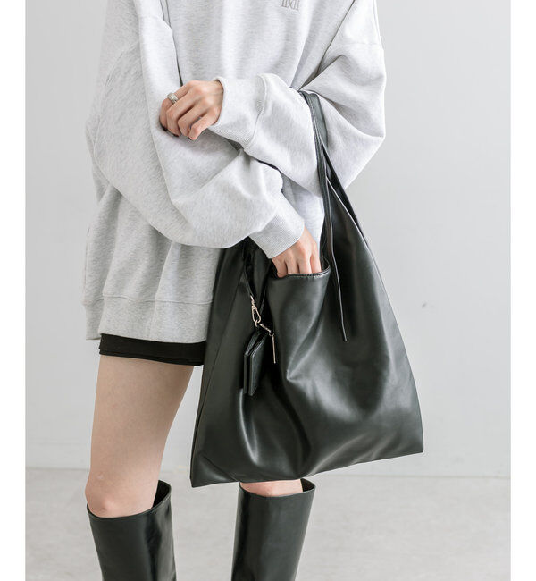  「【A4サイズ収納可】loti コインケース付きトート」|トートバッグ|