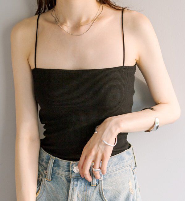  「旧品番パット付きキャミソール」|キャミソール|ブラック