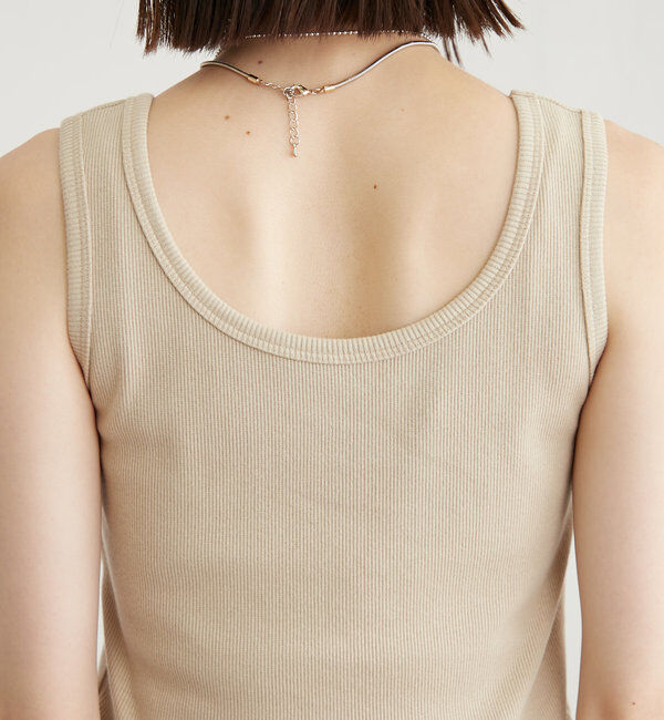  「【３色展開】リブタンク」|キャミソール|