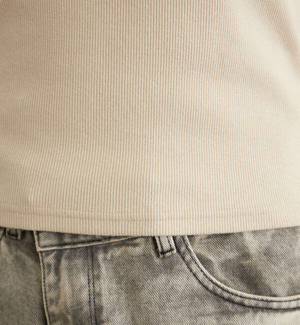  「【３色展開】リブタンク」|キャミソール|