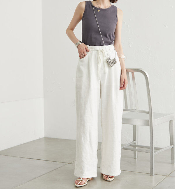  「【３色展開】リブタンク」|キャミソール|