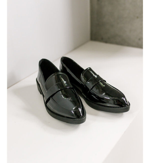  「エナメルレザーローファー」|ロングブーツ|