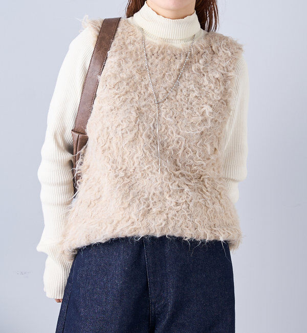  「シャギーニットベスト」|ニット・セーター|