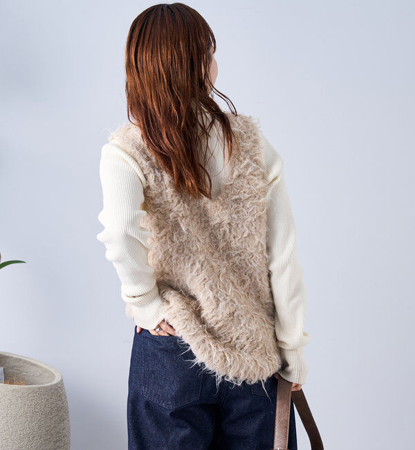  「シャギーニットベスト」|ニット・セーター|