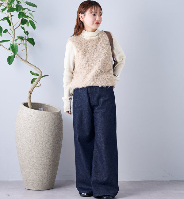  「シャギーニットベスト」|ニット・セーター|