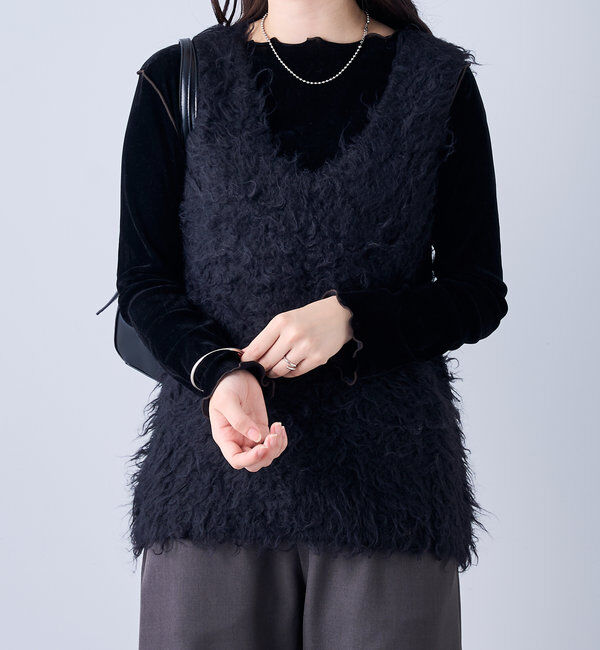  「シャギーニットベスト」|ニット・セーター|