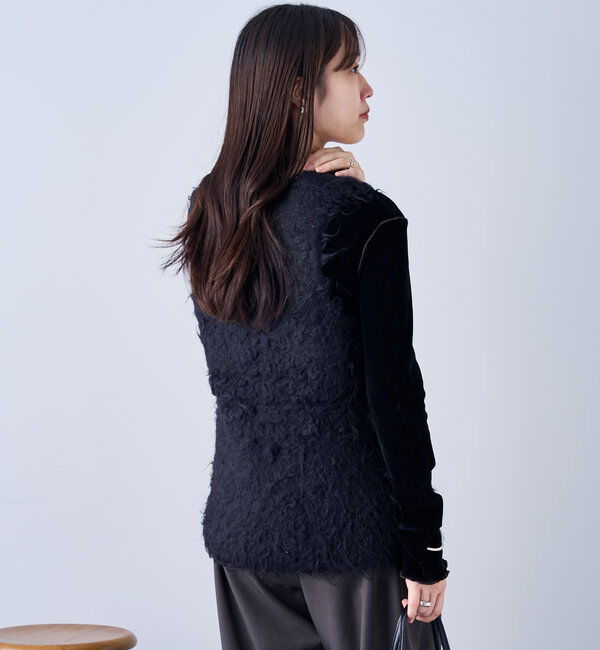  「シャギーニットベスト」|ニット・セーター|