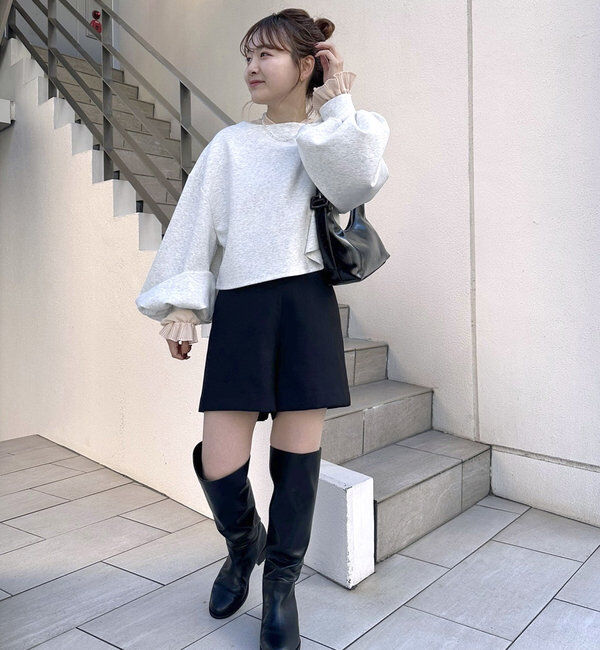  「ポンチショートスウェット」|Tシャツ・カットソー|