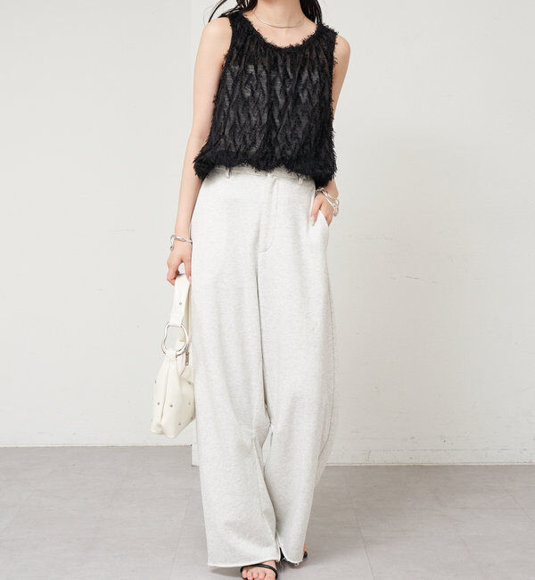  「カーブスウェットパンツ」|チノ|