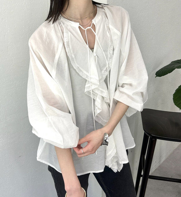  「FANAKA ruffle blouse」|シャツ・ブラウス|