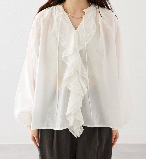  「FANAKA ruffle blouse」|シャツ・ブラウス|