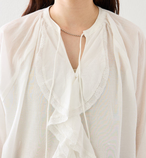  「FANAKA ruffle blouse」|シャツ・ブラウス|