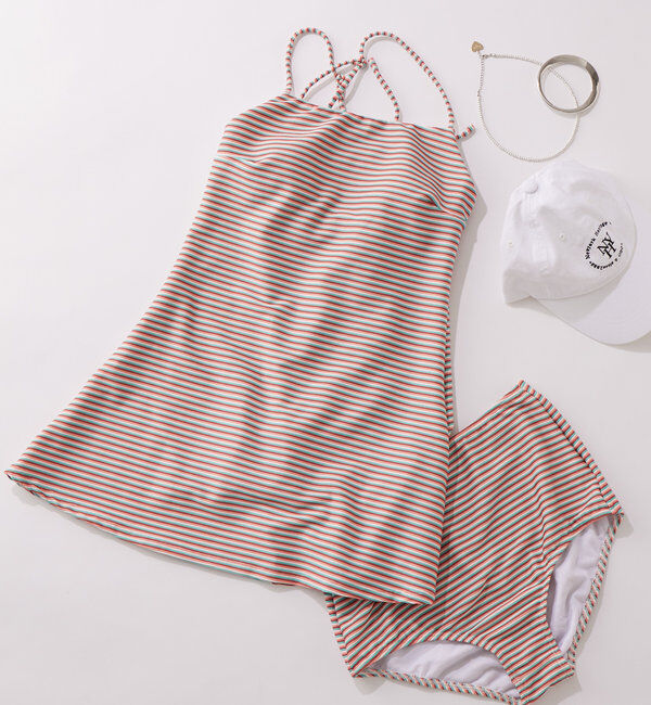  「マルチボーダースイムウェア」|ビキニ|