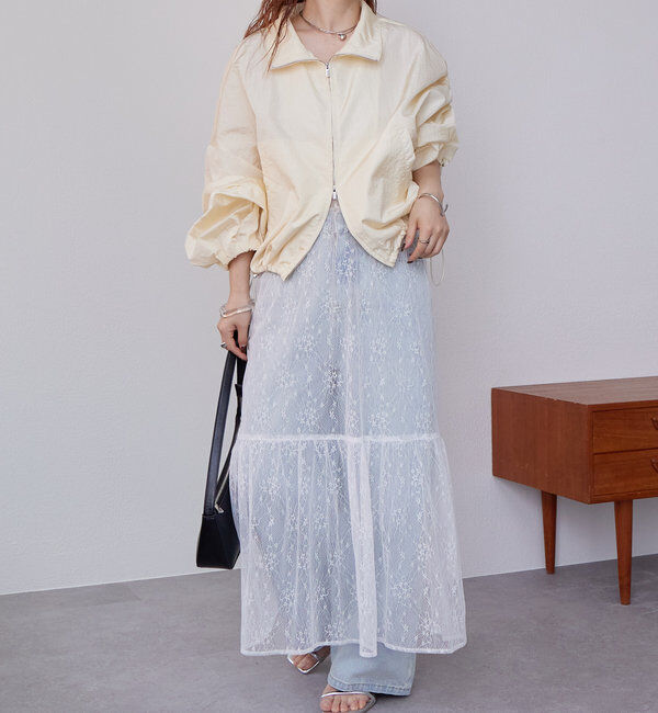  「切り替えレーススカート」|スカート|