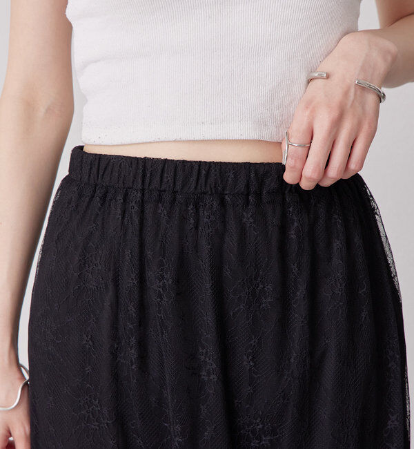  「切り替えレーススカート」|スカート|
