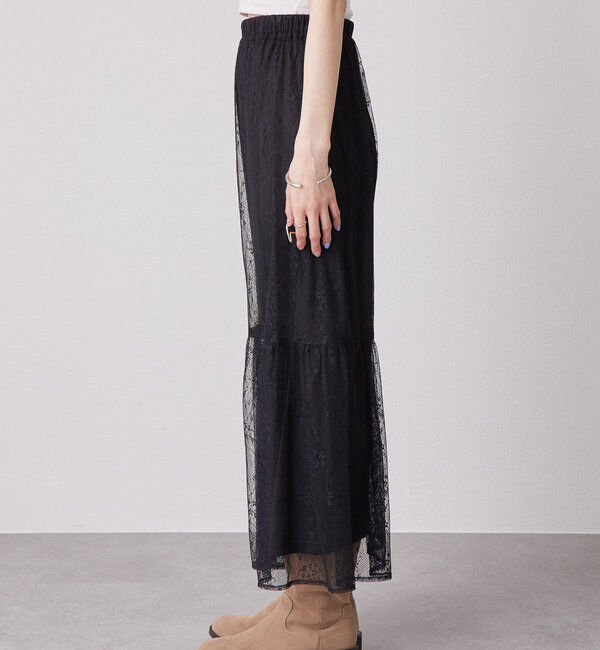  「切り替えレーススカート」|スカート|