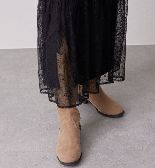  「切り替えレーススカート」|スカート|