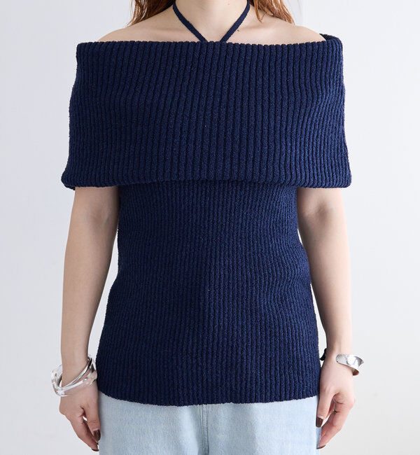  「ブークレオフショルニット」|ニット・セーター|