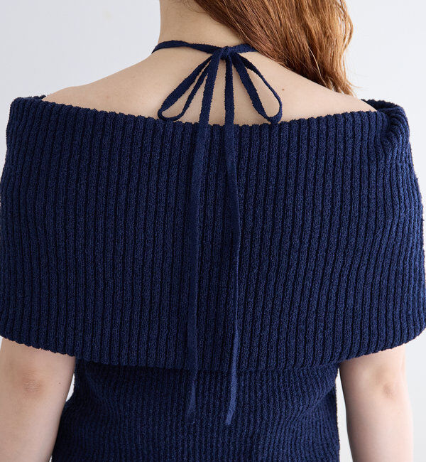  「ブークレオフショルニット」|ニット・セーター|