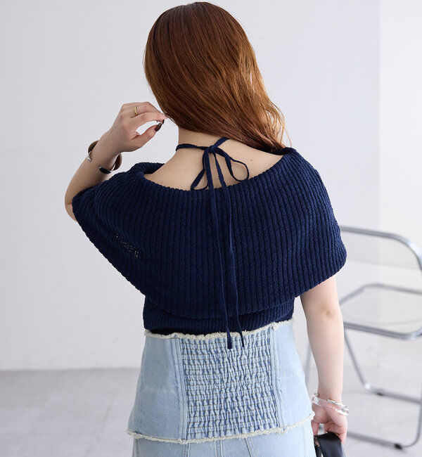  「ブークレオフショルニット」|ニット・セーター|