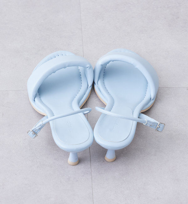  「パテッドヒールサンダル」|サンダル|