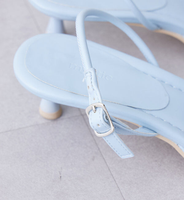  「パテッドヒールサンダル」|サンダル|