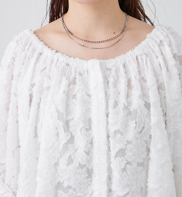  「フリンジオフショルブラウス」|シャツ・ブラウス|