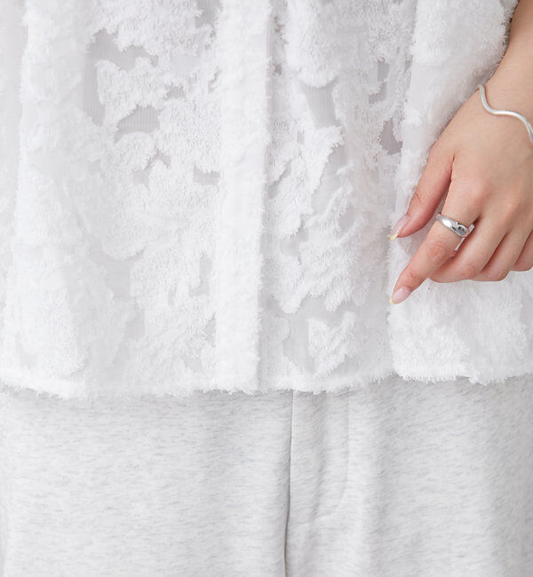  「フリンジオフショルブラウス」|シャツ・ブラウス|