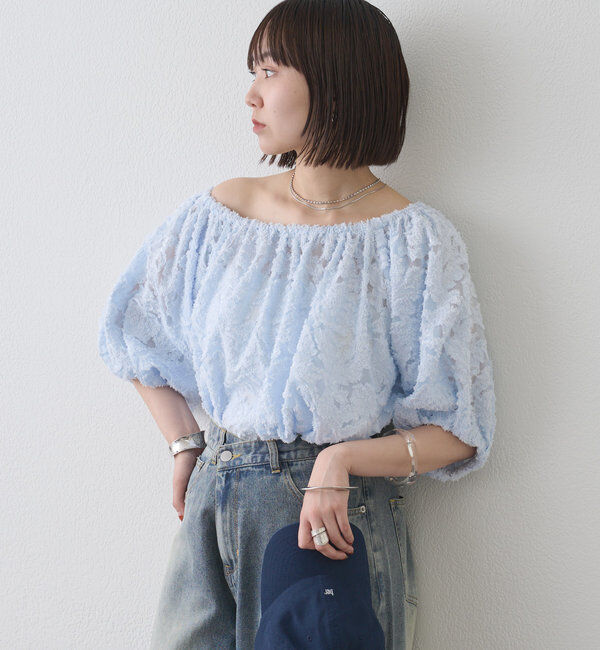  「フリンジオフショルブラウス」|シャツ・ブラウス|