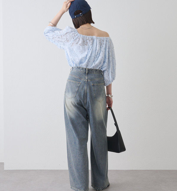  「フリンジオフショルブラウス」|シャツ・ブラウス|